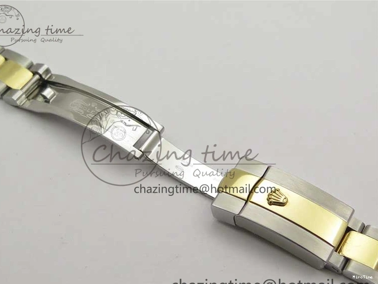 MiroTime 0127 SoftTouch Datejust 31mm 278273 SS YG BP Maker Best Edition Gray Diamonds Dial on SS YG Oyster Bracelet 2715